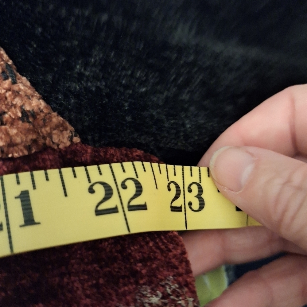 Timbuktu Station Black Red Patchwork Jacket Medium - Picture 7 of 7